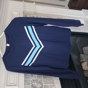 New Ideology Navy long sleeve tshirt